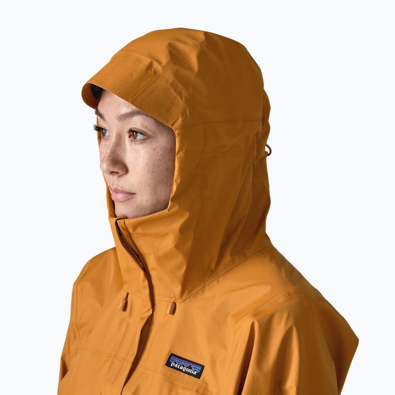 Куртка дощовик жіноча Patagonia Torrentshell 3L Rain cinnamon brown 4