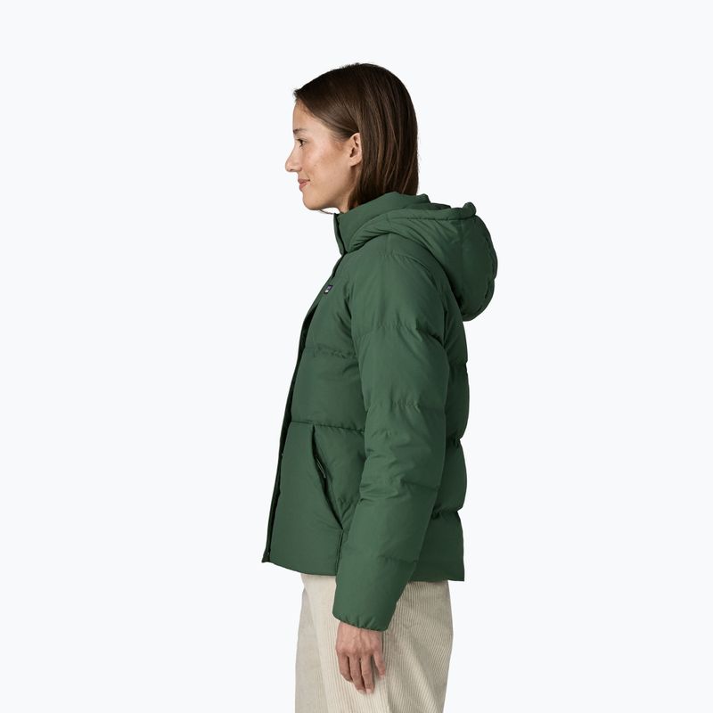 Пуховик жіночий Patagonia Sisar Down Hoody canopy green 4