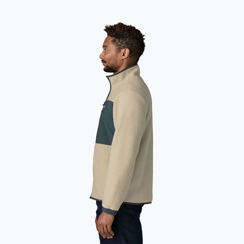 Кофта флісова чоловіча Patagonia Retro Pile Patch pelican 3