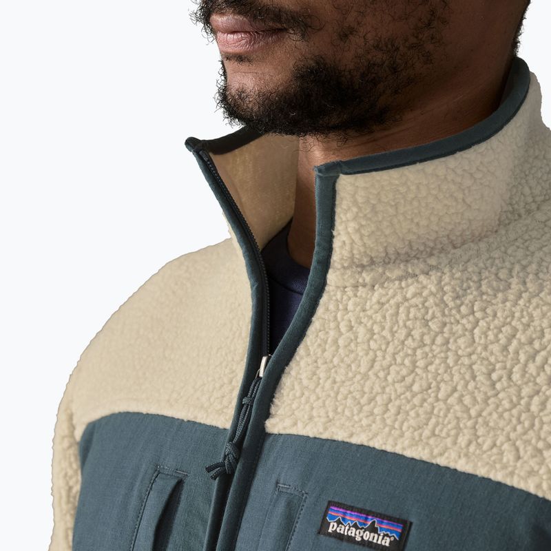 Кофта флісова чоловіча Patagonia Retro Pile Patch pelican 4