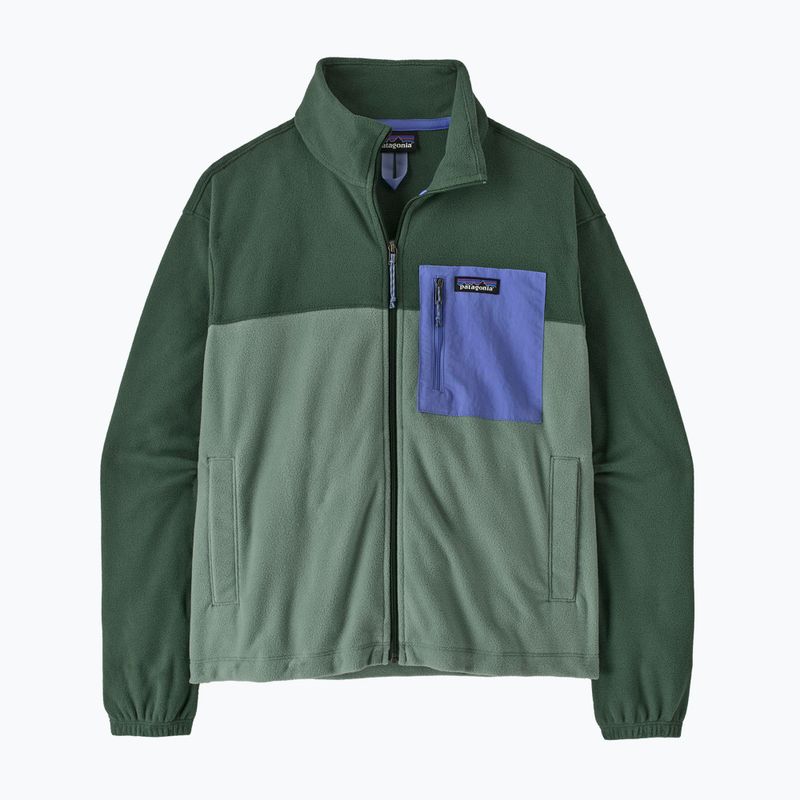 Кофта флісова жіноча Patagonia Micro D Patch Pocket cover green 2