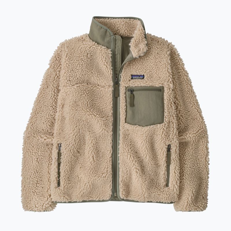 Куртка вітрозахисна жіноча Patagonia Classic Retro-X dark natural w/river rock green 4