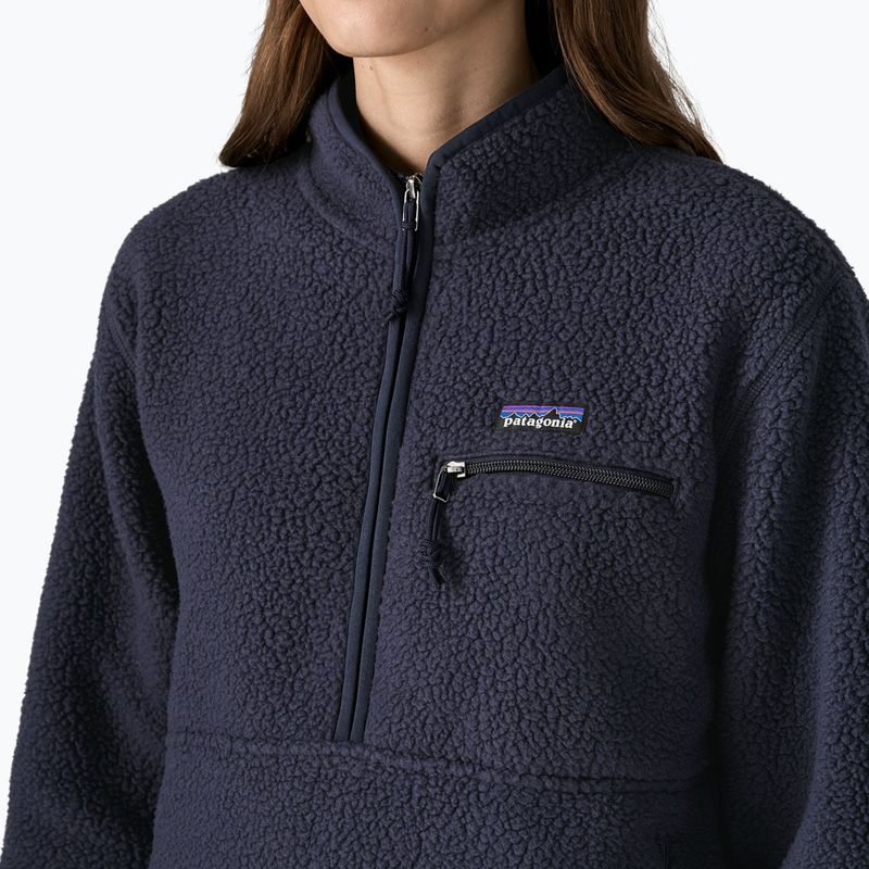 Кофта флісова жіноча Patagonia Retro Pile Marsupial sunken blue 5