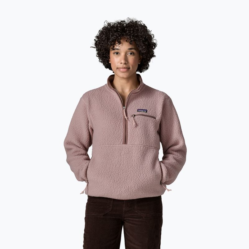 Кофта флісова жіноча Patagonia Retro Pile Marsupial stingray mauve