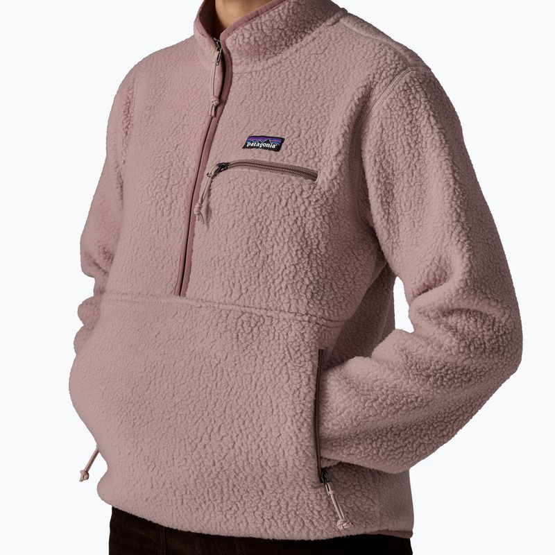 Кофта флісова жіноча Patagonia Retro Pile Marsupial stingray mauve 4