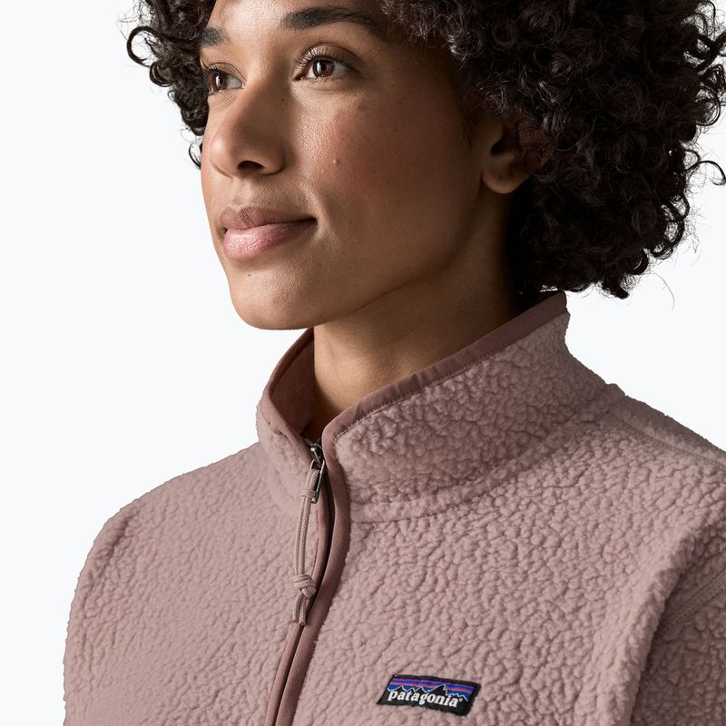 Кофта флісова жіноча Patagonia Retro Pile Marsupial stingray mauve 5