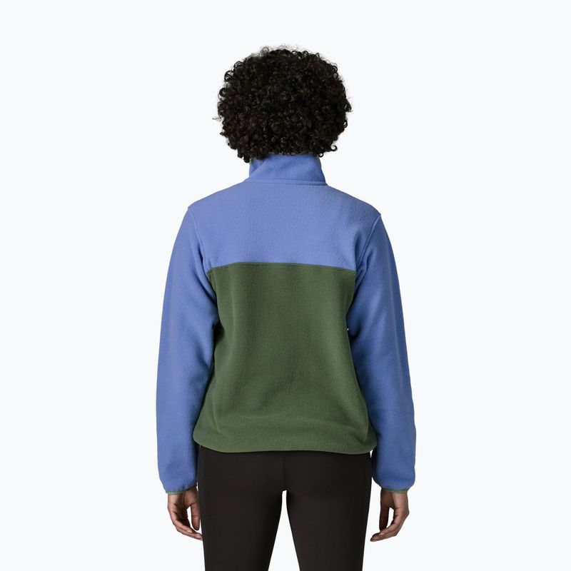 Кофта флісова жіноча Patagonia Lightweight Synchilla Snap-T Pullover canopy green 2