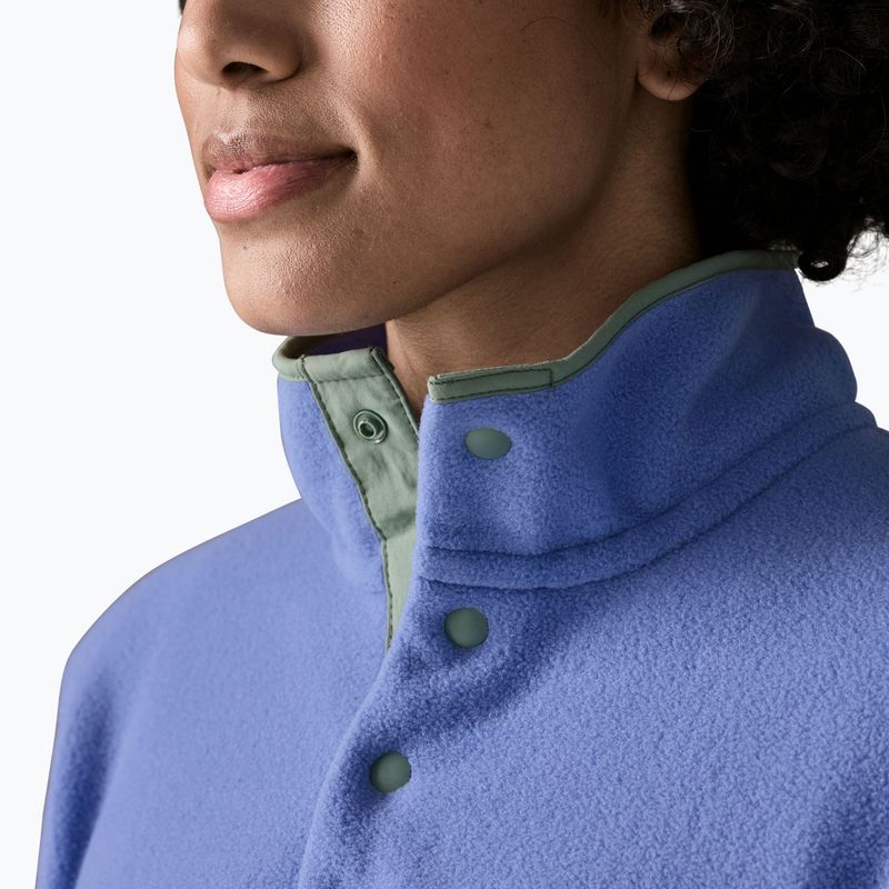 Кофта флісова жіноча Patagonia Lightweight Synchilla Snap-T Pullover canopy green 5