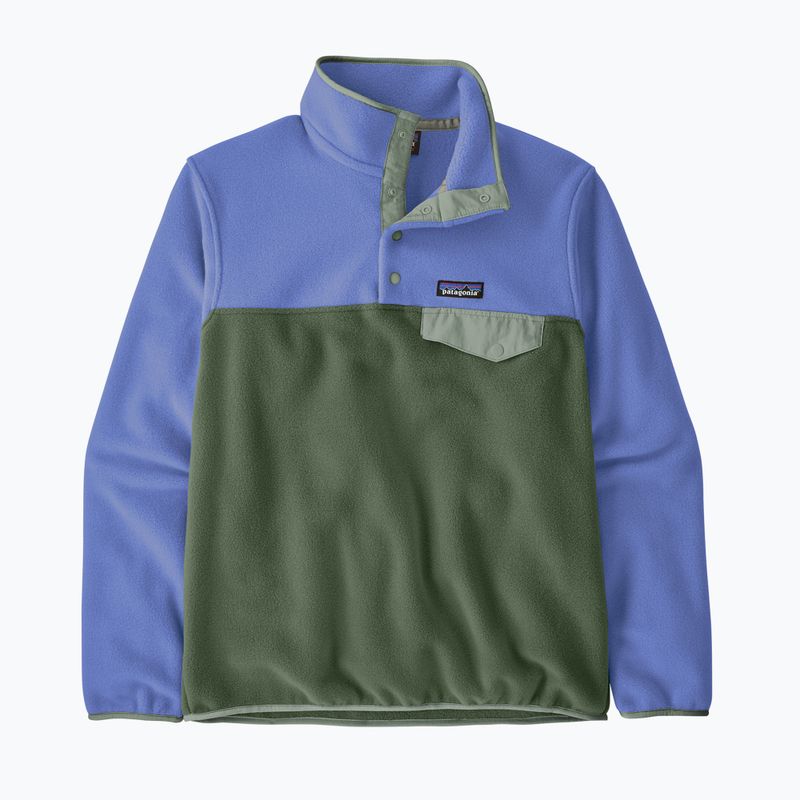 Кофта флісова жіноча Patagonia Lightweight Synchilla Snap-T Pullover canopy green 7