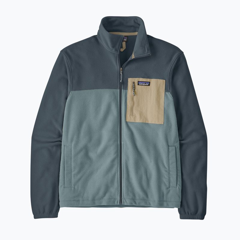 Кофта флісова чоловіча Patagonia Micro D Patch Pocket blue sage 2
