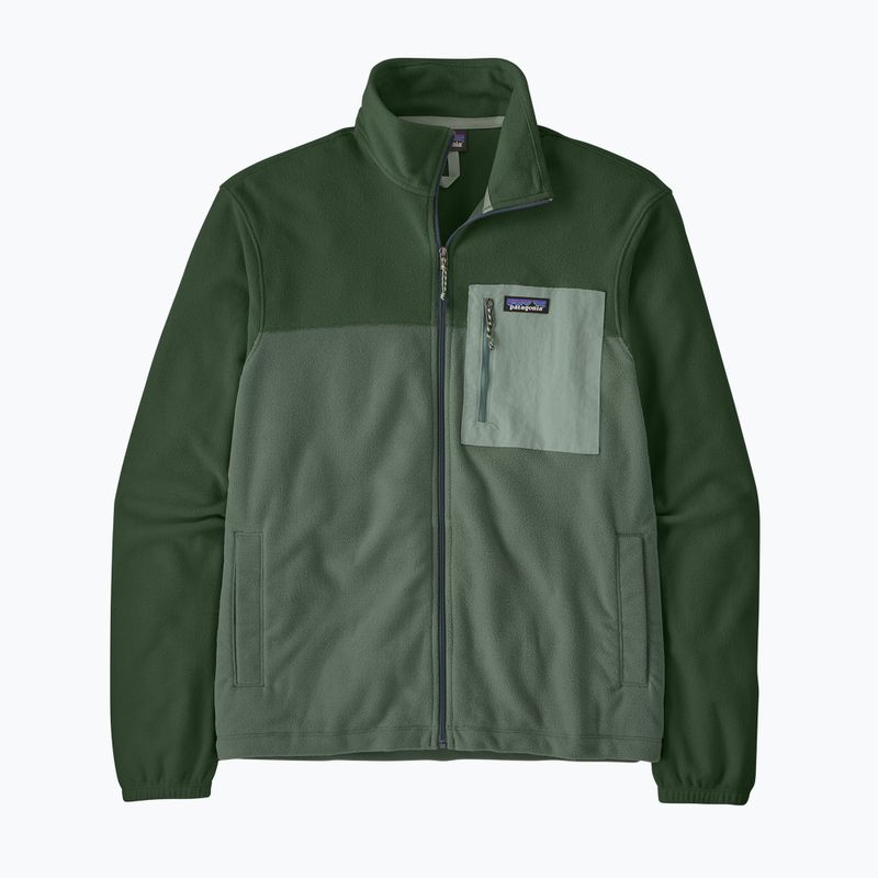 Кофта флісова чоловіча Patagonia Micro D Patch Pocket canopy green 2