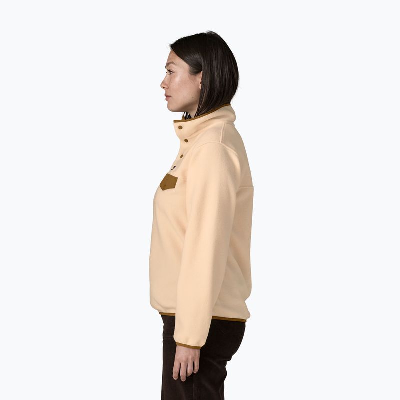 Кофта флісова жіноча Patagonia Lightweight Synchilla Snap-T Pullover natural 3
