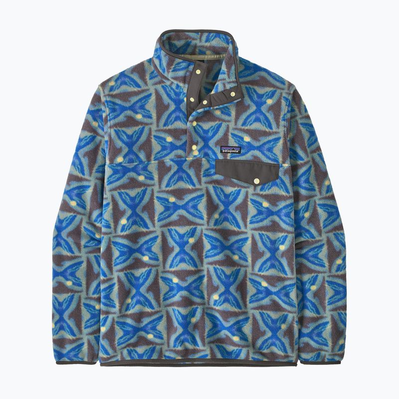 Кофта флісова чоловіча Patagonia Lightweight Synchilla Snap-T Pullover deep freeze: forge grey 6