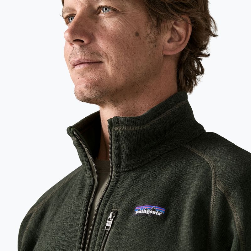 Кофта трекінгова чоловіча Patagonia Better Sweater Fleece old growth green 4