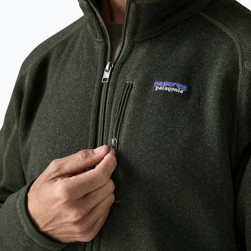 Кофта трекінгова чоловіча Patagonia Better Sweater Fleece old growth green 5