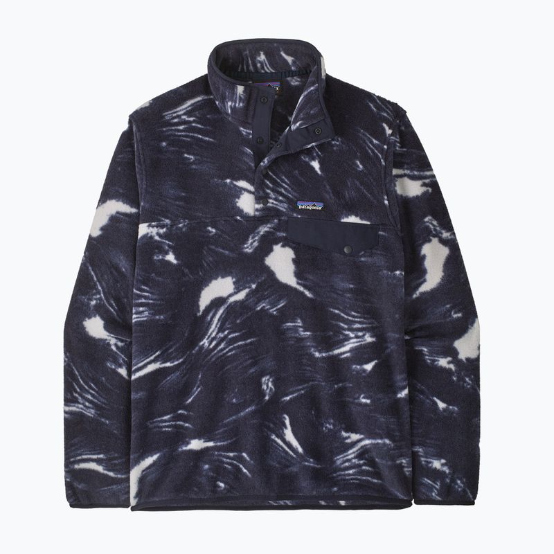 Кофта флісова чоловіча Patagonia Lightweight Synchilla Snap-T Pullover polar breeze: sunken blue 5