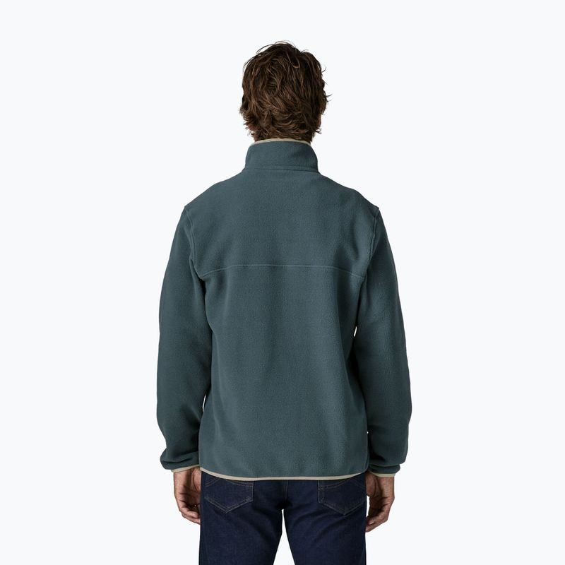Кофта флісова чоловіча Patagonia Lightweight Synchilla Snap-T Pullover summit blue 2