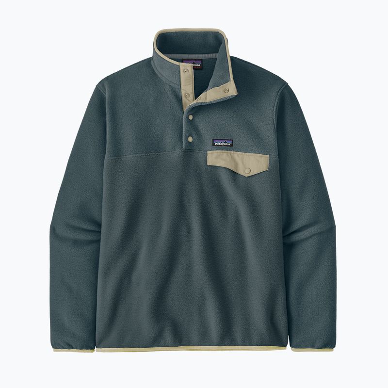 Кофта флісова чоловіча Patagonia Lightweight Synchilla Snap-T Pullover summit blue 5