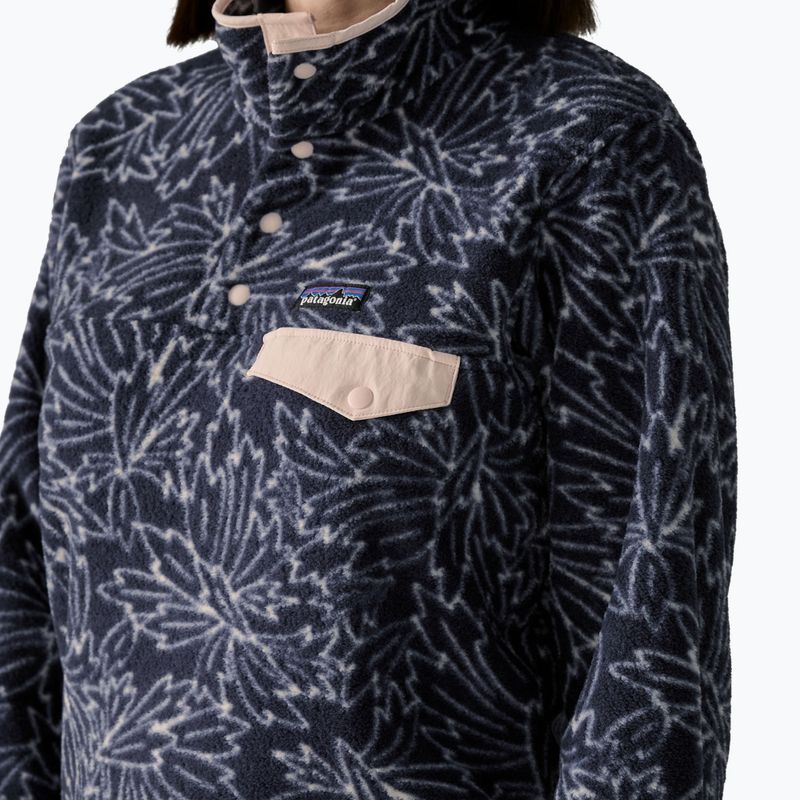 Кофта флісова жіноча Patagonia Lightweight Synchilla Snap-T Pullover saxifrage: sunken blue 4