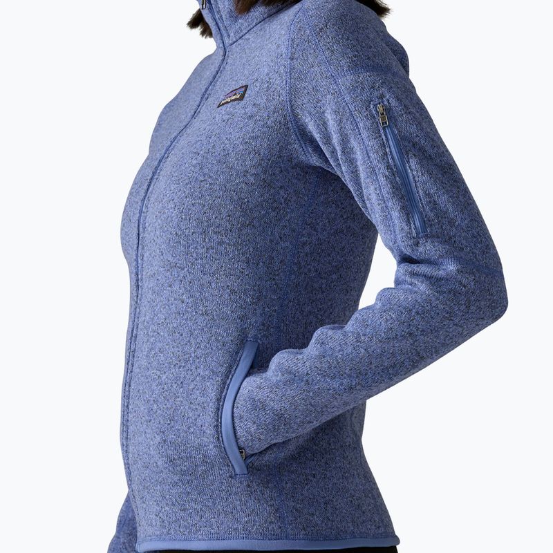 Кофта трекінгова жіноча Patagonia Better Sweater diver blue 4