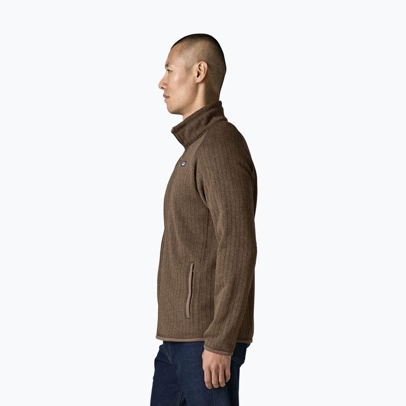 Кофта трекінгова чоловіча Patagonia Better Sweater Fleece marlow brown rib knit 3