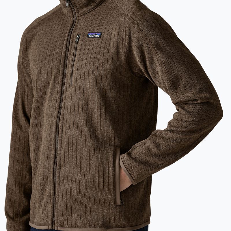 Кофта трекінгова чоловіча Patagonia Better Sweater Fleece marlow brown rib knit 4