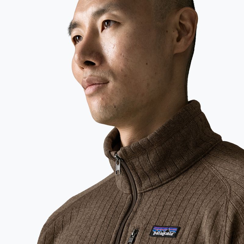 Кофта трекінгова чоловіча Patagonia Better Sweater Fleece marlow brown rib knit 5