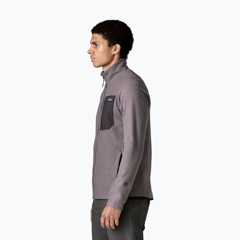 Кофта флісова чоловіча Patagonia R1 Air may grey 3