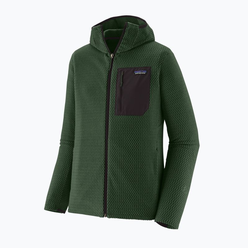 Кофта трекінгова чоловіча Patagonia R1 Air Full-Zip Hoody treeline green 5