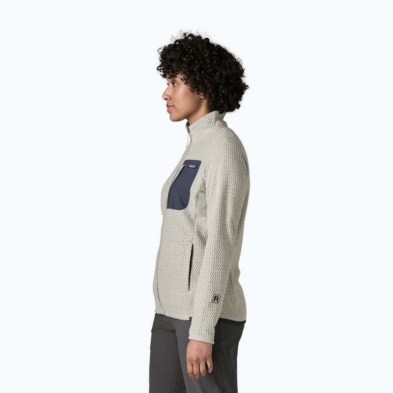 Кофта флісова жіноча Patagonia R1 Air birch white 3