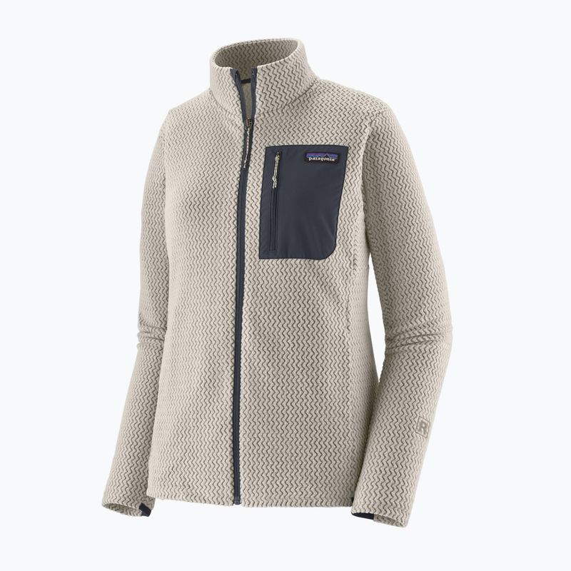 Кофта флісова жіноча Patagonia R1 Air birch white 4