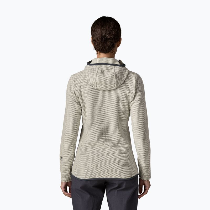 Кофта флісова жіноча Patagonia R1 Air Full-Zip Hoody birch white 2