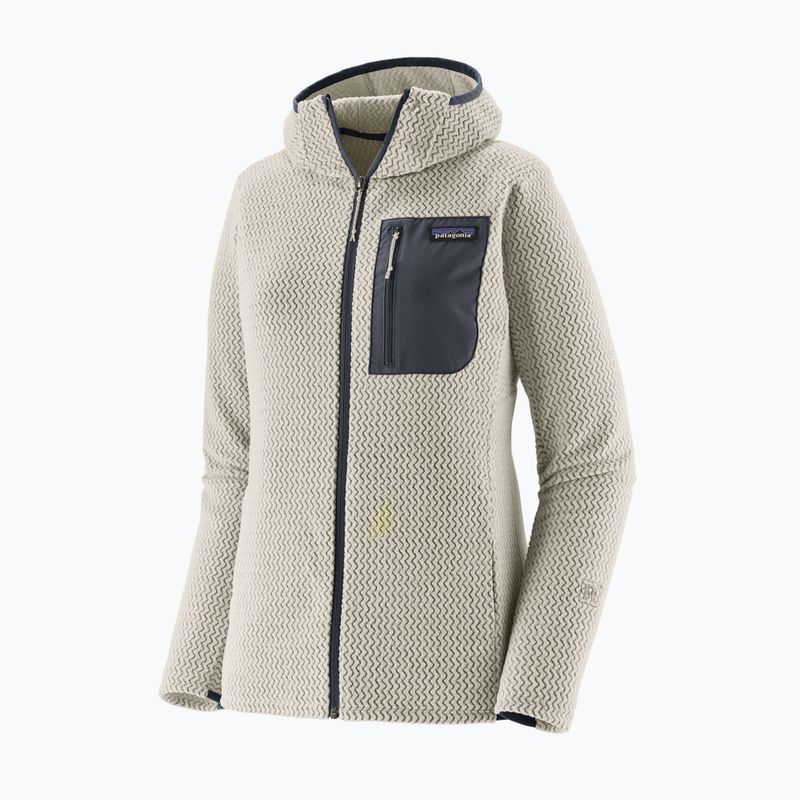Кофта флісова жіноча Patagonia R1 Air Full-Zip Hoody birch white 5