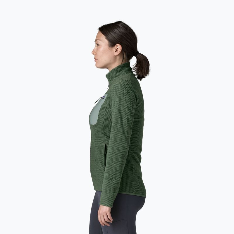 Кофта флісова жіноча Patagonia R1 Air canopy green 3