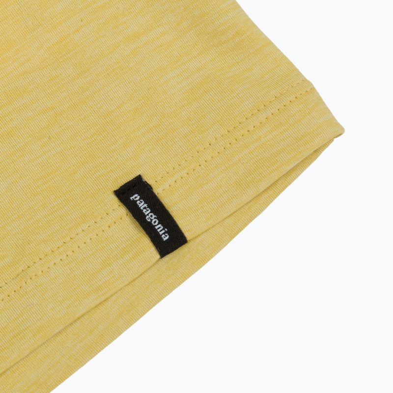 Футболка чоловіча Patagonia Capilene Cool Daily Boardshort Logo limestone yellow - light limestone yellow x-dye 4