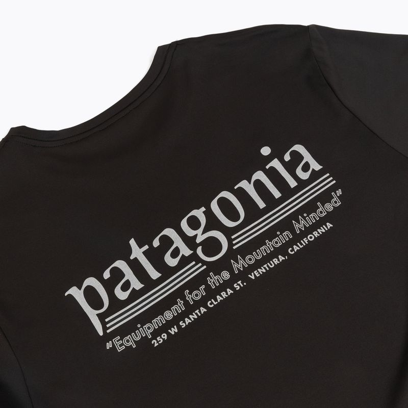 Лонгслів трекінговий чоловічий Patagonia Cap Cool Daily Hut Tripper LS black 4