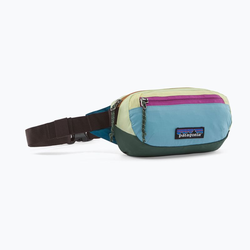 Сумка бананка Patagonia Terravia Mini Hip patchwork: snowmelt blue