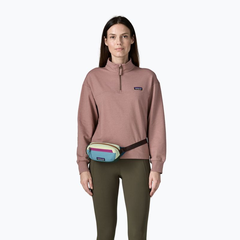 Сумка бананка Patagonia Terravia Mini Hip patchwork: snowmelt blue 2