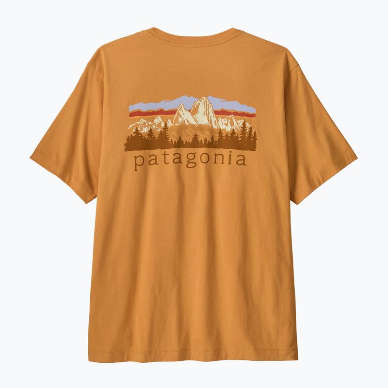 Футболка чоловіча Patagonia Fitz Roy Foothills dried mango 2