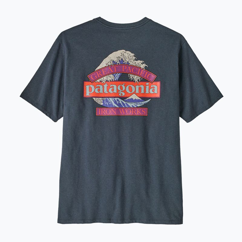 Футболка чоловіча Patagonia Great Waves Responsibili-Tee summit blue 4