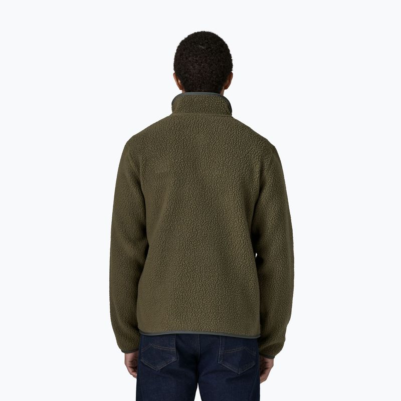 Кофта флісова чоловіча Patagonia Retro Pile basin green 2