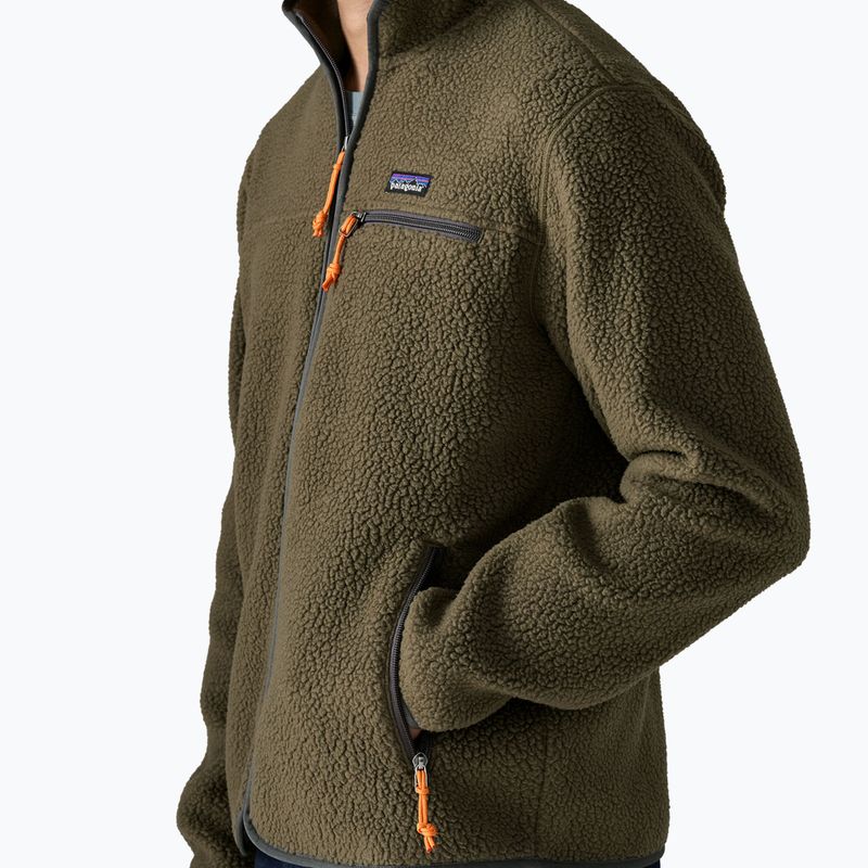 Кофта флісова чоловіча Patagonia Retro Pile basin green 4