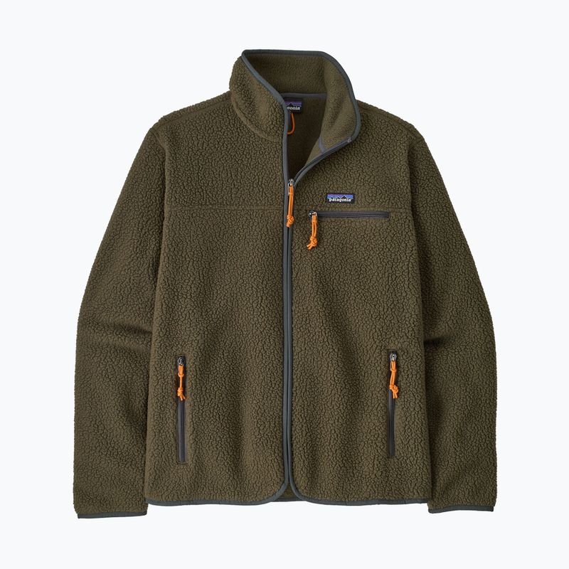 Кофта флісова чоловіча Patagonia Retro Pile basin green 5