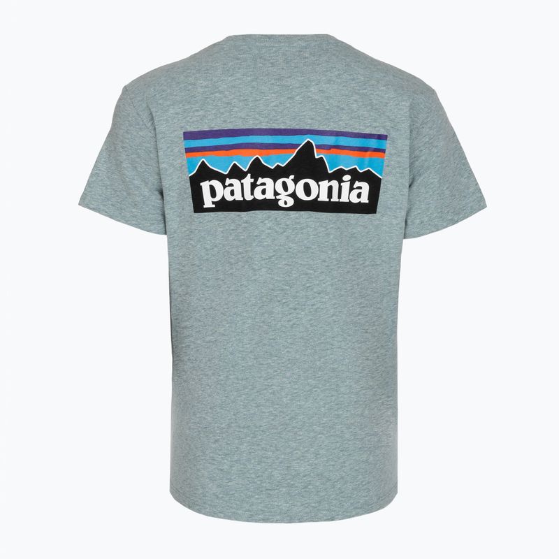 Футболка жіноча Patagonia P-6 Logo Responsibili-Tee blue sage 2