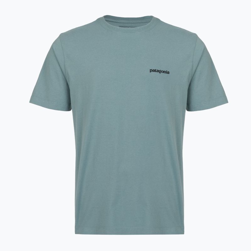 Футболка чоловіча Patagonia P-6 Logo blue sage