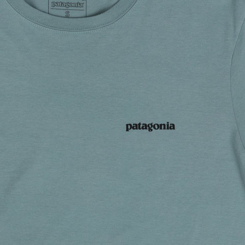 Футболка чоловіча Patagonia P-6 Logo blue sage 3