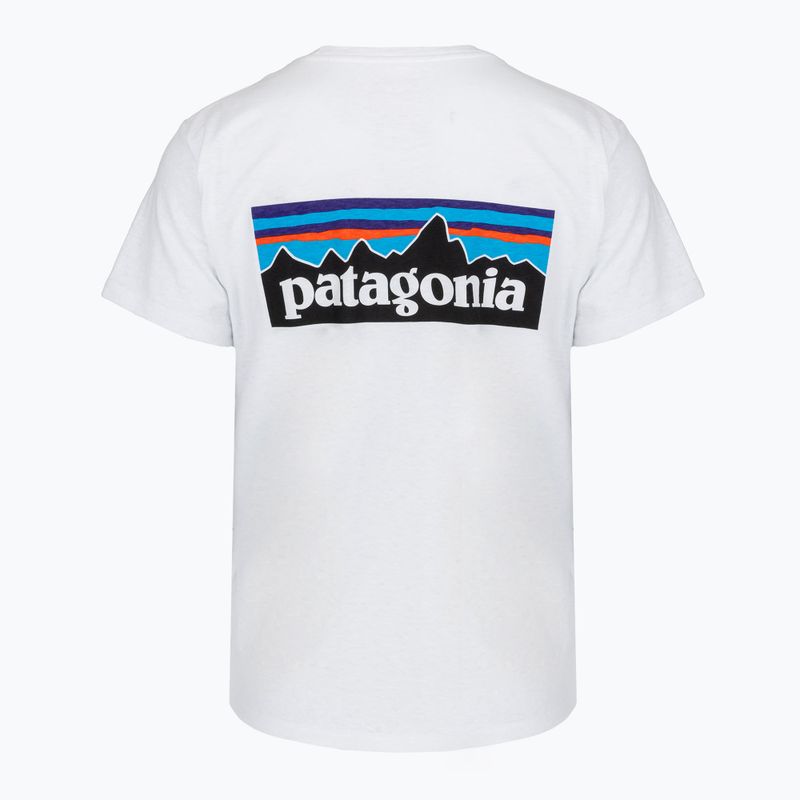 Футболка жіноча Patagonia P-6 Logo Responsibili-Tee fiber white 2