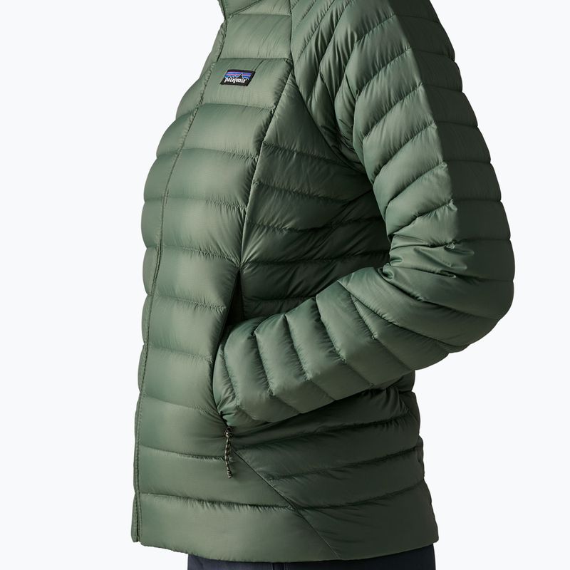 Пуховик жіночий Patagonia Down Sweater Hoody canopy green 7