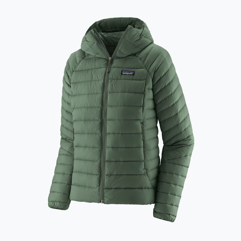 Пуховик жіночий Patagonia Down Sweater Hoody canopy green 11