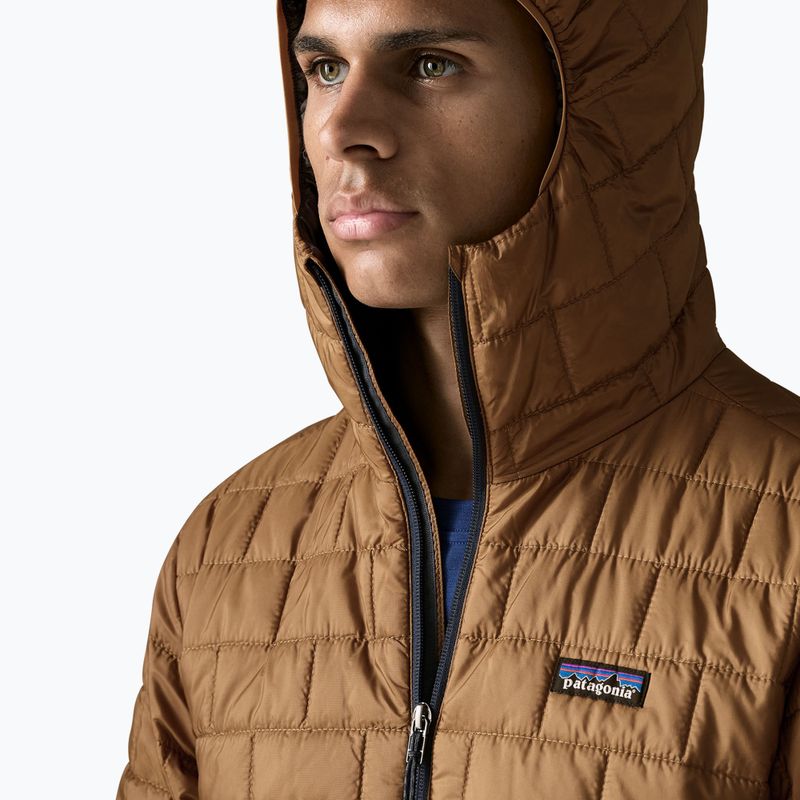 Куртка утеплена чоловіча Patagonia Nano Puff Hoody deer brown 5